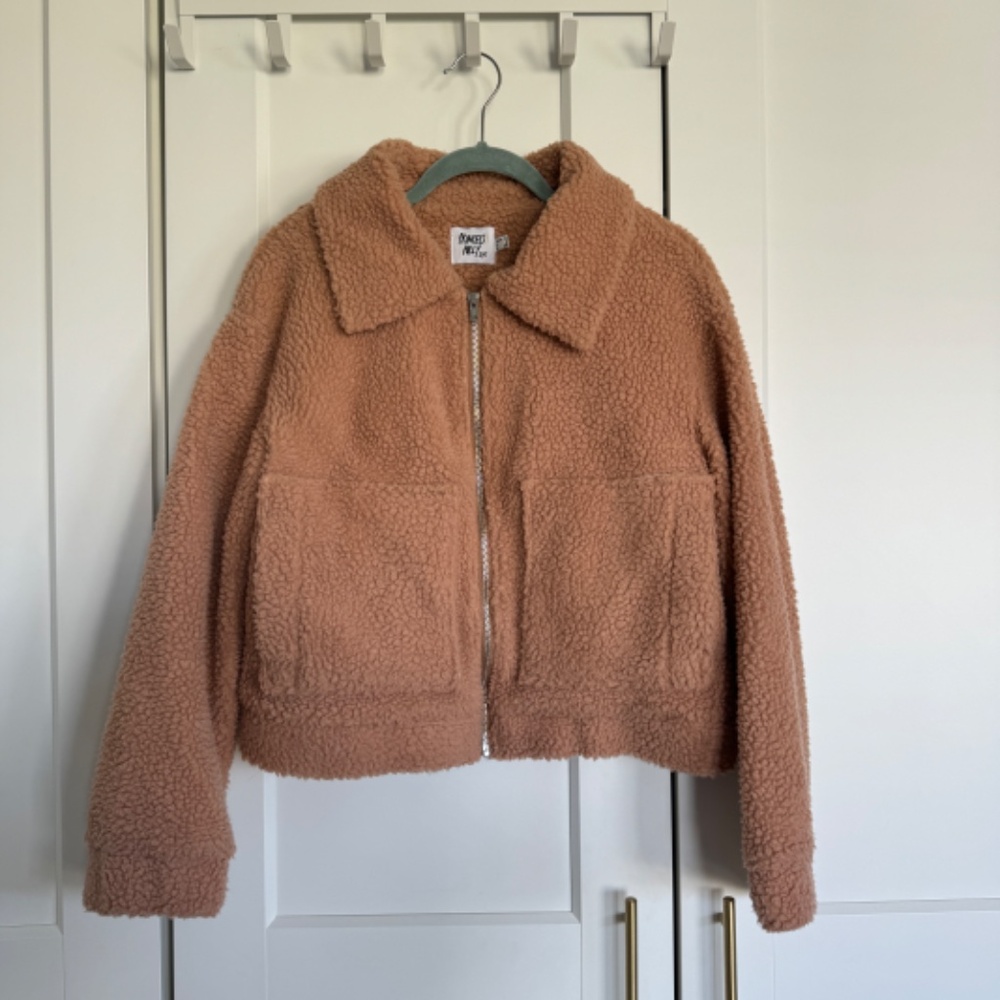 Princess Polly Orange Teddy Coat